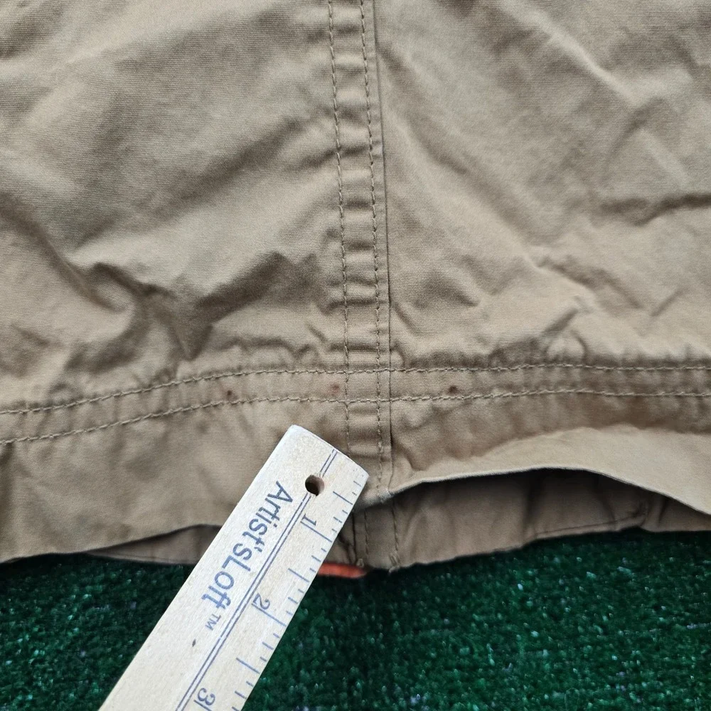 American Eagle Jacket Mens Medium Barn Coat Full Zip Utility Corduroy Collar Y2K